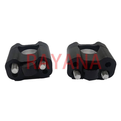 Solidspare 7/8" to 1 1/8" HandleBar Risers Mount Clamps Adaptor for Dirt Pit Bike(RED)