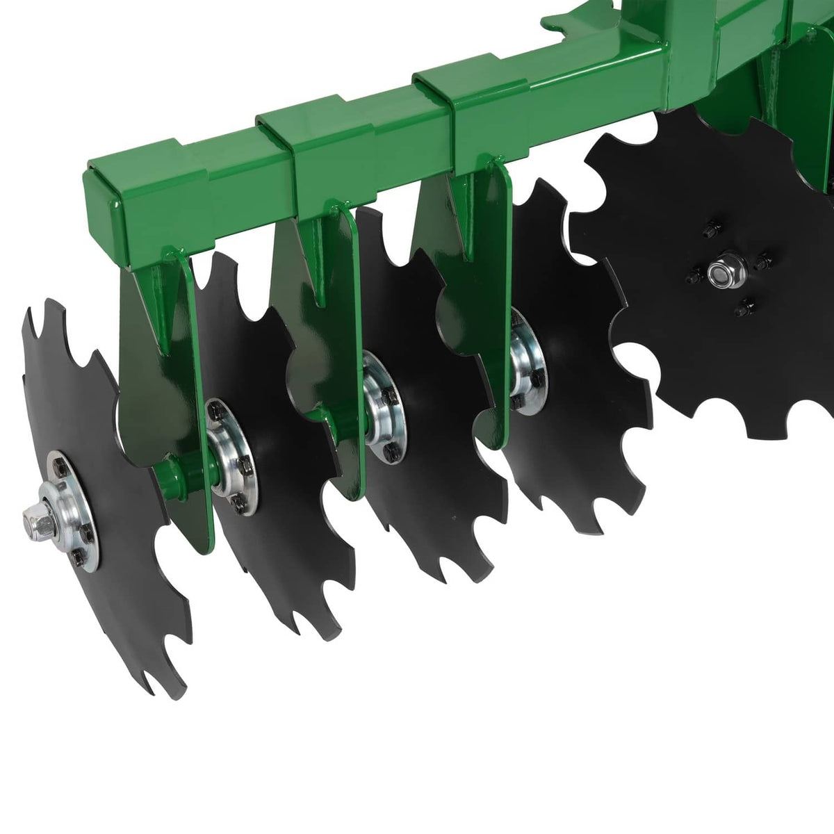 Solidspare Disc Harrow Plow 35" For ATVs UTVs Garden Tractors 2" Receiver Hitch W/ 8 Blades