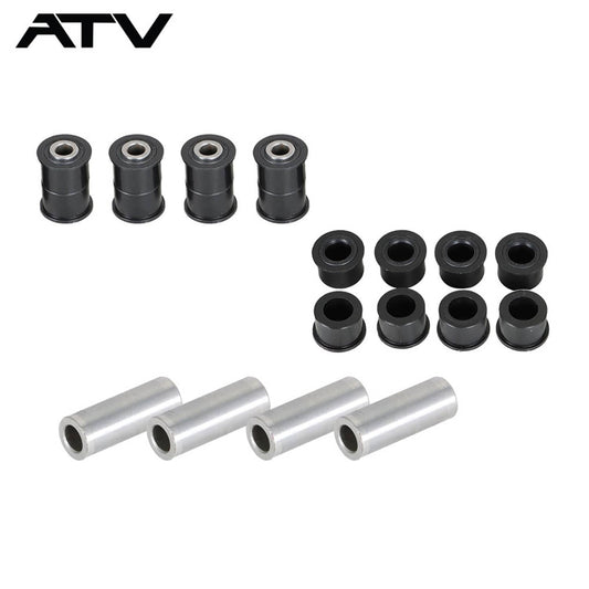 Solidspare For Honda Rancher 350 TRX350 2000 01 02-2006 Front Upper Lower A Arm Bushing Kit