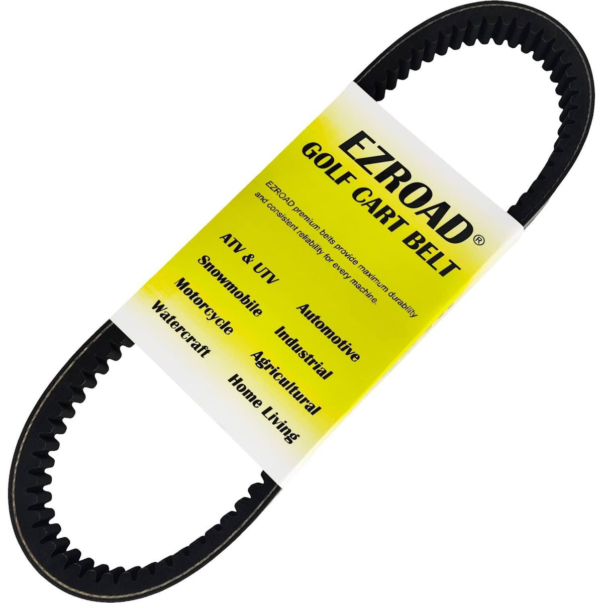 Solid Spare Clutch Drive Belt 606136 Fit E-Z-GO EZGO 2008-2011 ST Sport 2+2 Golf Cart
