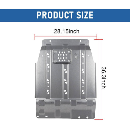Solidspare For 2015-22 Ford F150 Transmission Full Skid Plate Gearbox Splash Shield Guard