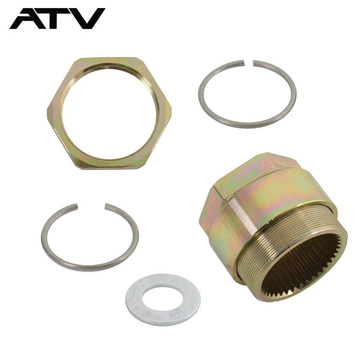 Solidspare Rear Axle Lock Jam Sleeve Nut Clip For Honda TRX300EX TRX400EX TRX450ER 450R 450