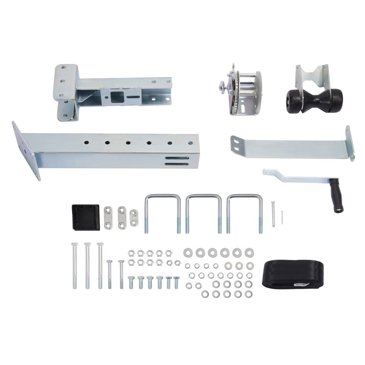 Solidspare Adjustable Sturdy Steel For Heavy Capacity Winch Stand 1400lbs Winch Galvanized