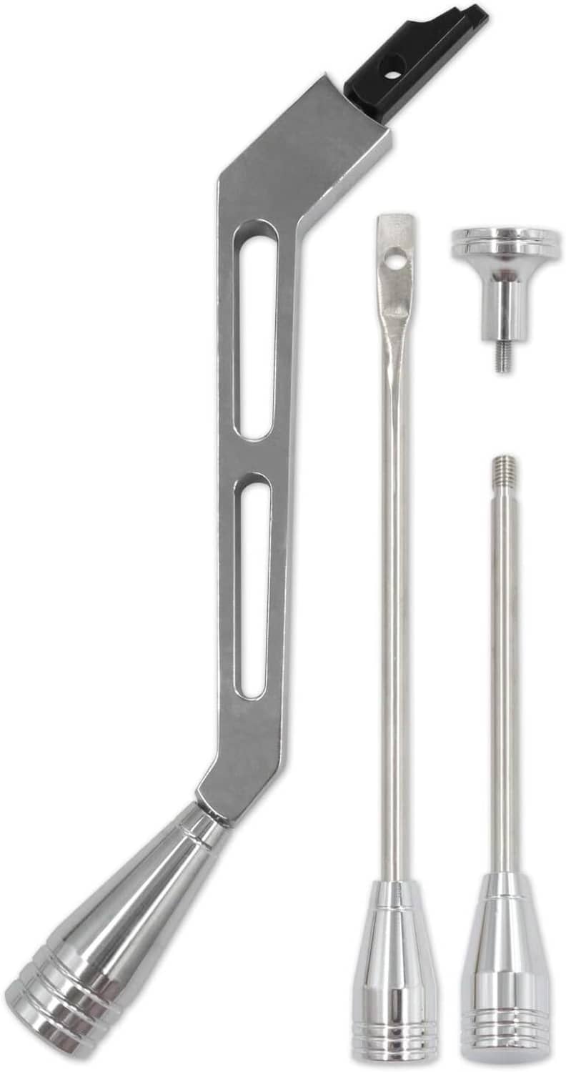 Solidspare Column Shifter Lever Turn Signal Hazard Tilt Kit Polished For GM Chevy Buick New