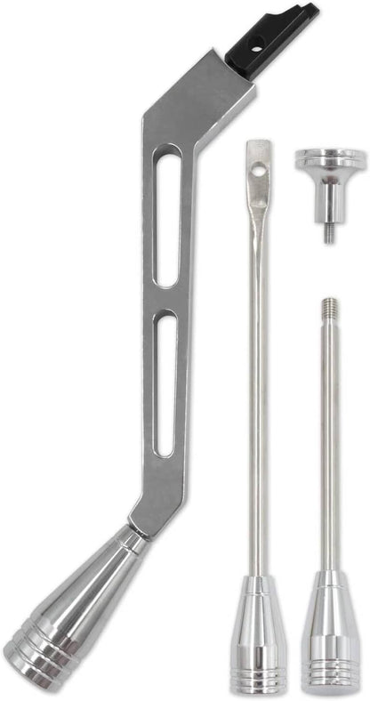 Solidspare Column Shifter Lever Turn Signal Hazard Tilt Kit Polished For GM Chevy Buick New