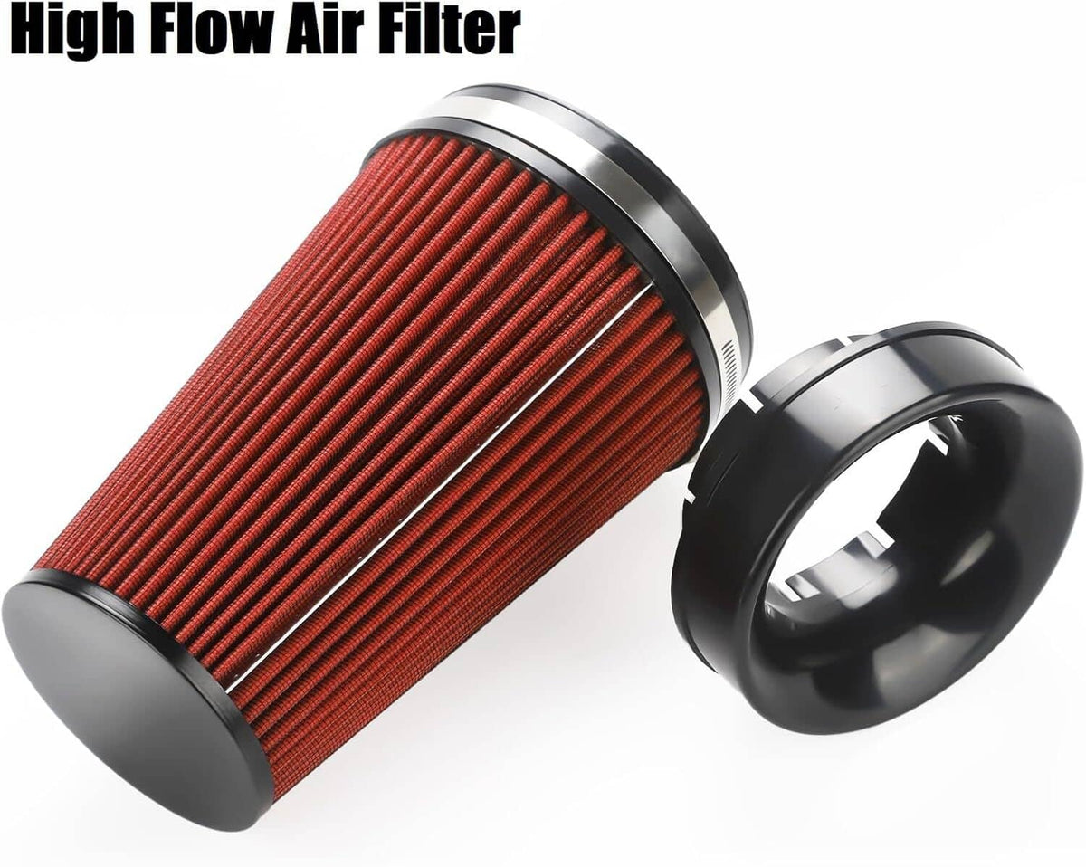 Solidspare 4" inches Cold Air Intake Kit with Filter for 99-06 GMC Chevy V8 4.8L/5.3L/6.0L