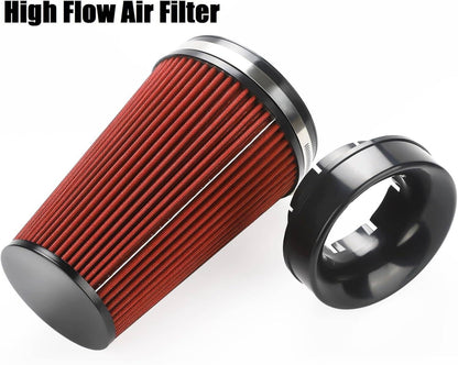 Solidspare 4" inches Cold Air Intake Kit with Filter for 99-06 GMC Chevy V8 4.8L/5.3L/6.0L