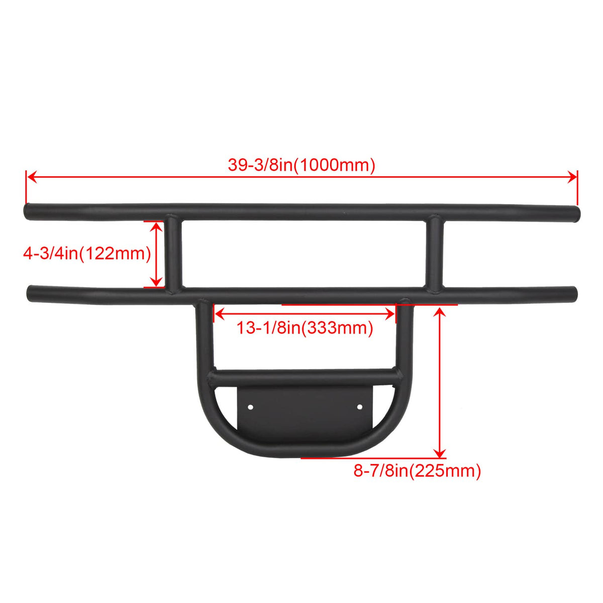 Solidspare Front Brush Guard Tubular Bumper For Club Car DS Models 1981-Up Golf Cart