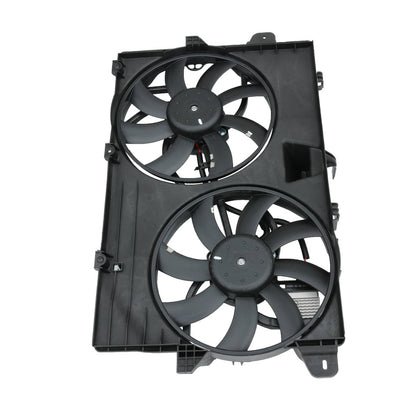 Solidspare FO3115177 Dual Radiator Condenser Cooling Fan Assembly For Ford Edge MKX Lincoln