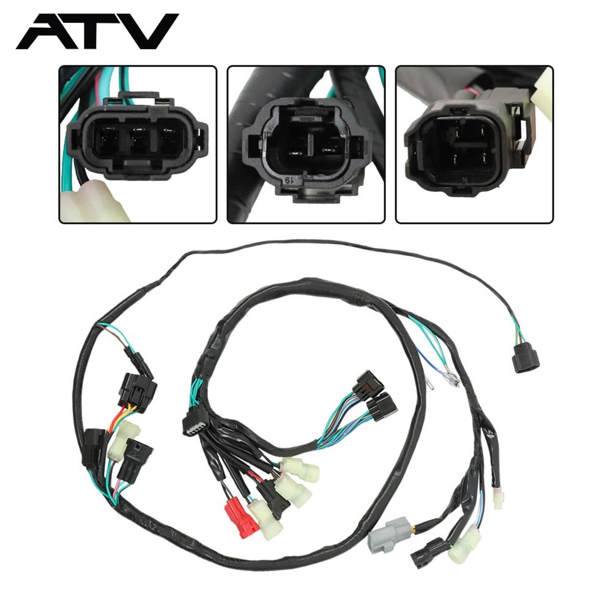 Solidspare Wire Wiring Harness For Honda TRX450 TRX450R Sportrax 2004-2005 32100-HP1-000