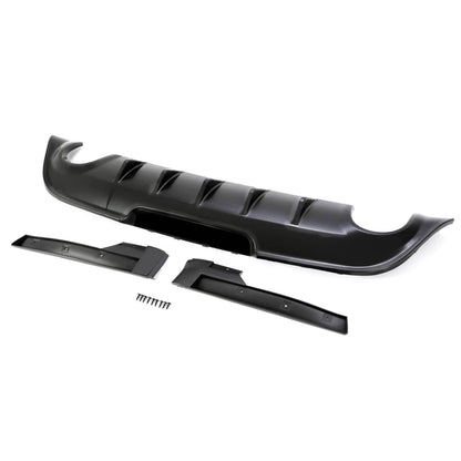 Solid Spare For Dodge Dart 2013-2016 14 15 GTS Style PP Black Rear Bumper Lower Diffuser Lip