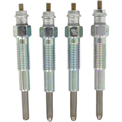 Solid Spare 4X Glow Plug for Ford New Holland L465 L565 LX465 LX485 LX565 LX665 SBA185366060