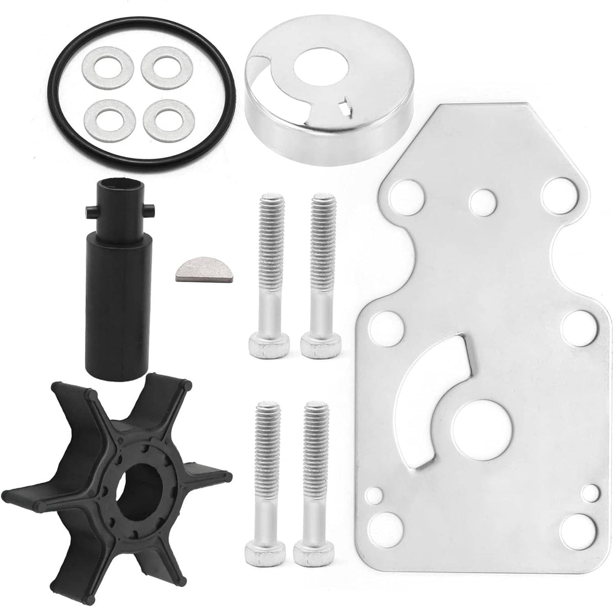 Solid Spare Outboard Water Pump Service Kit for Yamaha 4-Str 6 8 9.9 HP F8 F9.9 68T-W0078-00