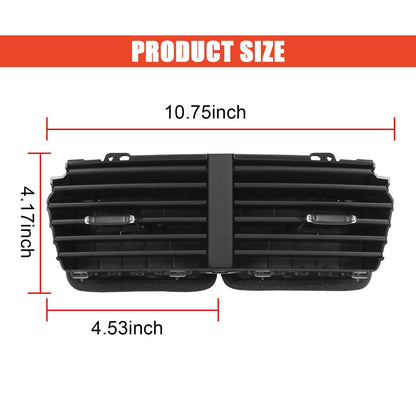 Solidspare Black Dual Center Dash Air Vent FB5Z-19893-AD For 2016-2019 Ford Explorer