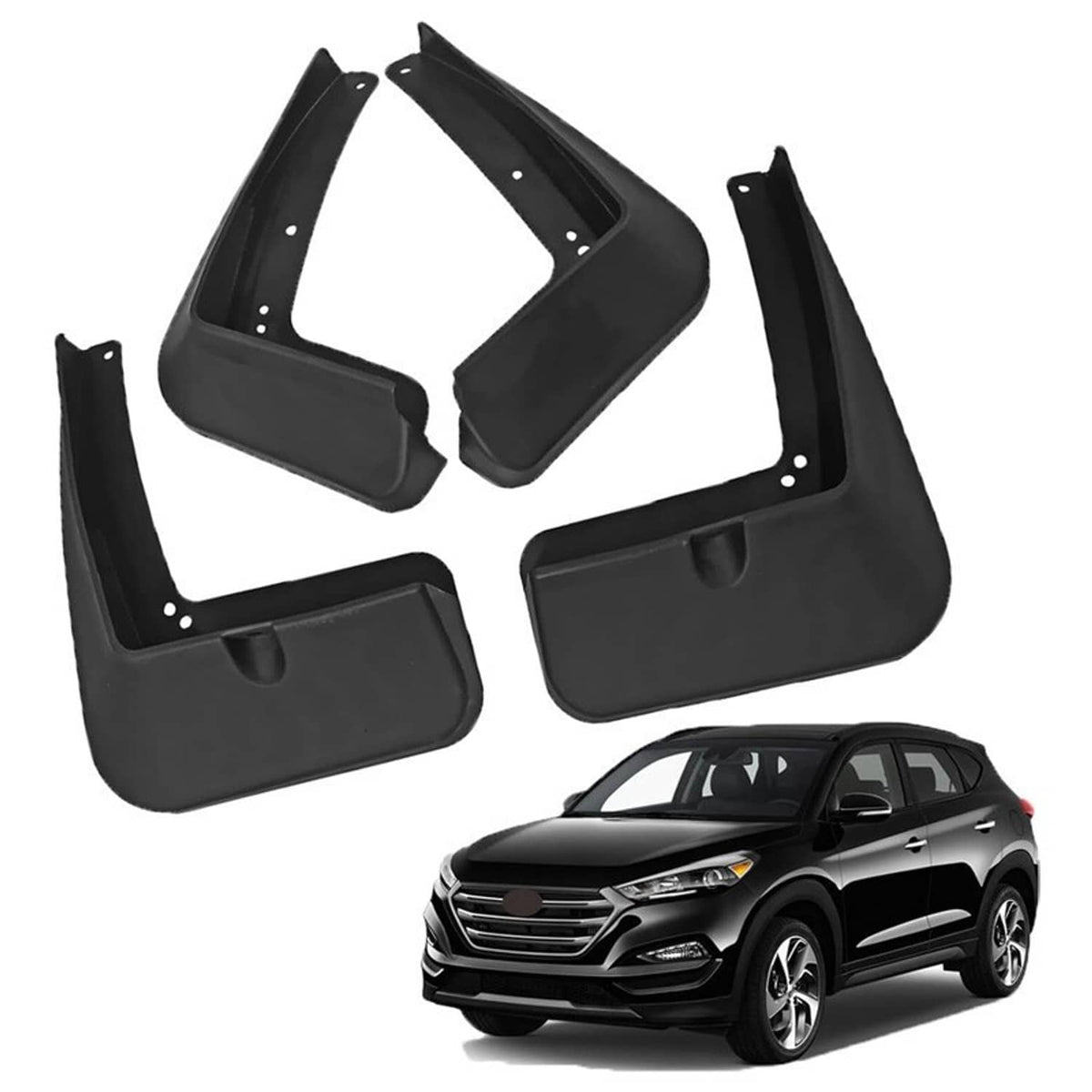 Solidspare Mud Flaps Splash Guards Mudguards Front & Rear For 2016-2021 Hyundai Tucson