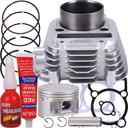 Solidspare Top End Rebuild Kit Cylinder Piston Gaskets Fit For Yamaha TTR230 2005-2016 New