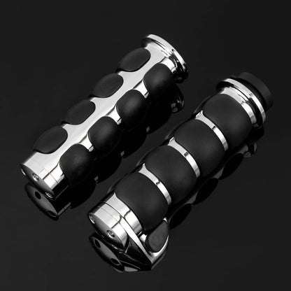 Solidspare Motorcycle 1" Handle Bar Hand Grips For Harley Softail Street Glide Road King US