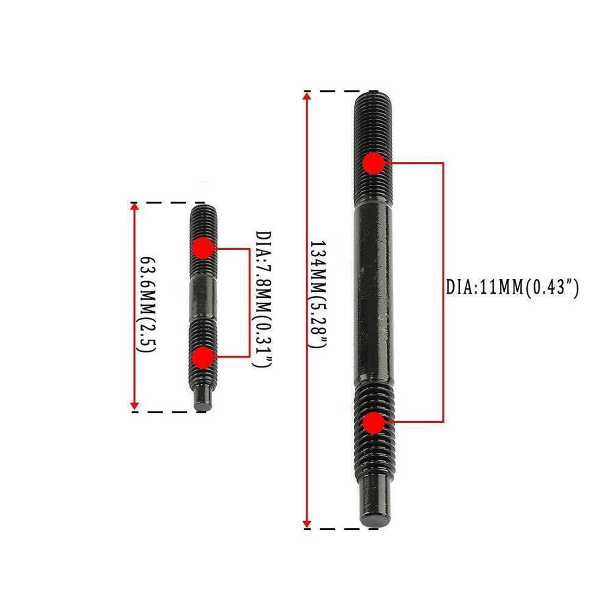 Solidspare Head Studs Bolts Kit Black For 2004-2020 Chevy GM 4.8L 5.3L 5.7L 6.0L 6.2L 7.0L