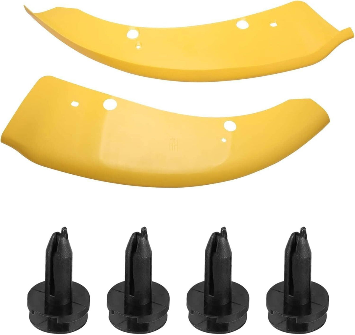 Solidspare Front Bumper Lip Splitter Trim Cover Yellow For 2015-2022 Dodge Charger SRT Scat