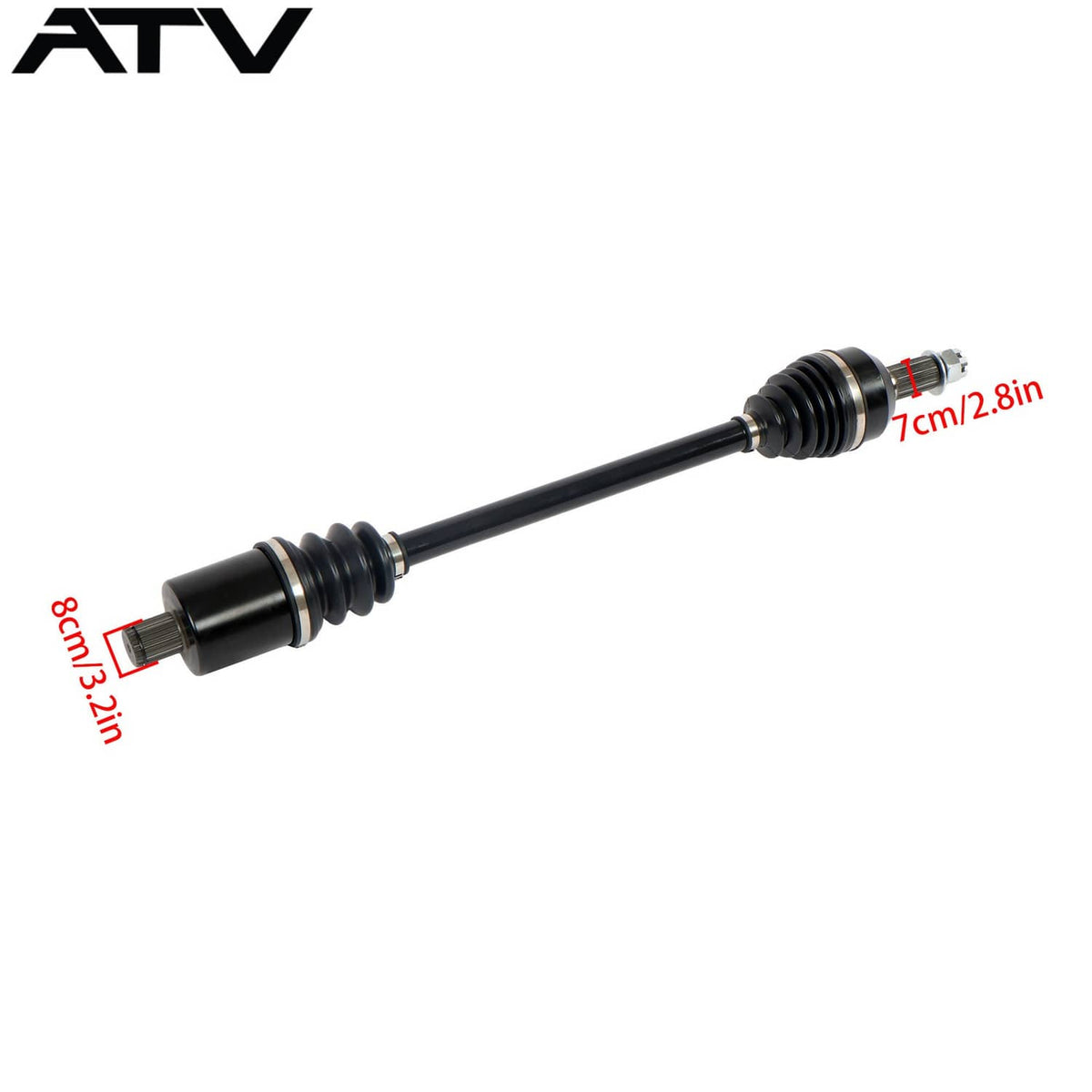 Solidspare Rear Left and Right CV Axles Drive Shaft For Polaris RZR 900 4 S 900 2015-2020