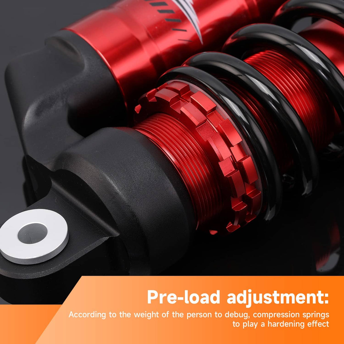 Solidspare 347mm Front Shocks for Honda Rancher 350 TRX350 TRX350 TE TM FE FM 2000-2006