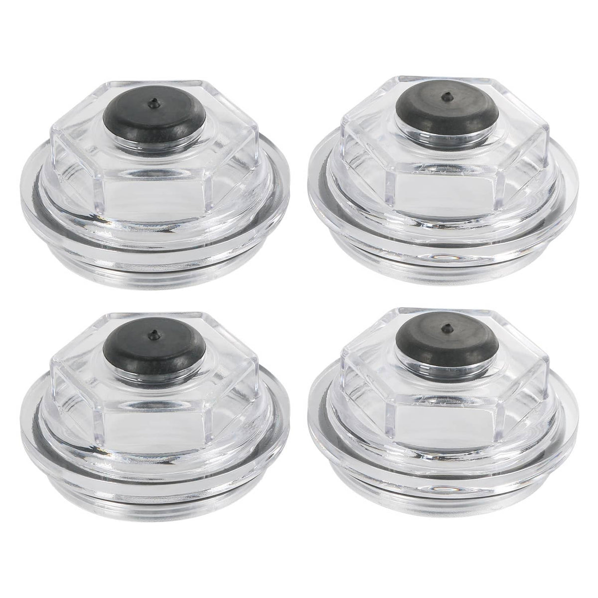 Solidspare 4PCS Replacement 8K 2-7/8" Oil Bath Caps Trailer Axle For Dexter 21-35 LCI 8000#