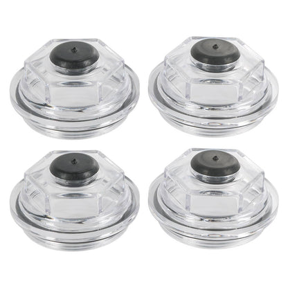 Solidspare 4PCS Replacement 8K 2-7/8" Oil Bath Caps Trailer Axle For Dexter 21-35 LCI 8000#