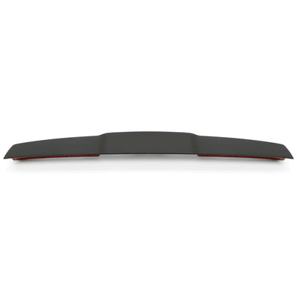 Solid Spare For Ford F-150 F150 2015-2020 Black Cab Wing Rear Window Trunk Roof Spoiler Lip