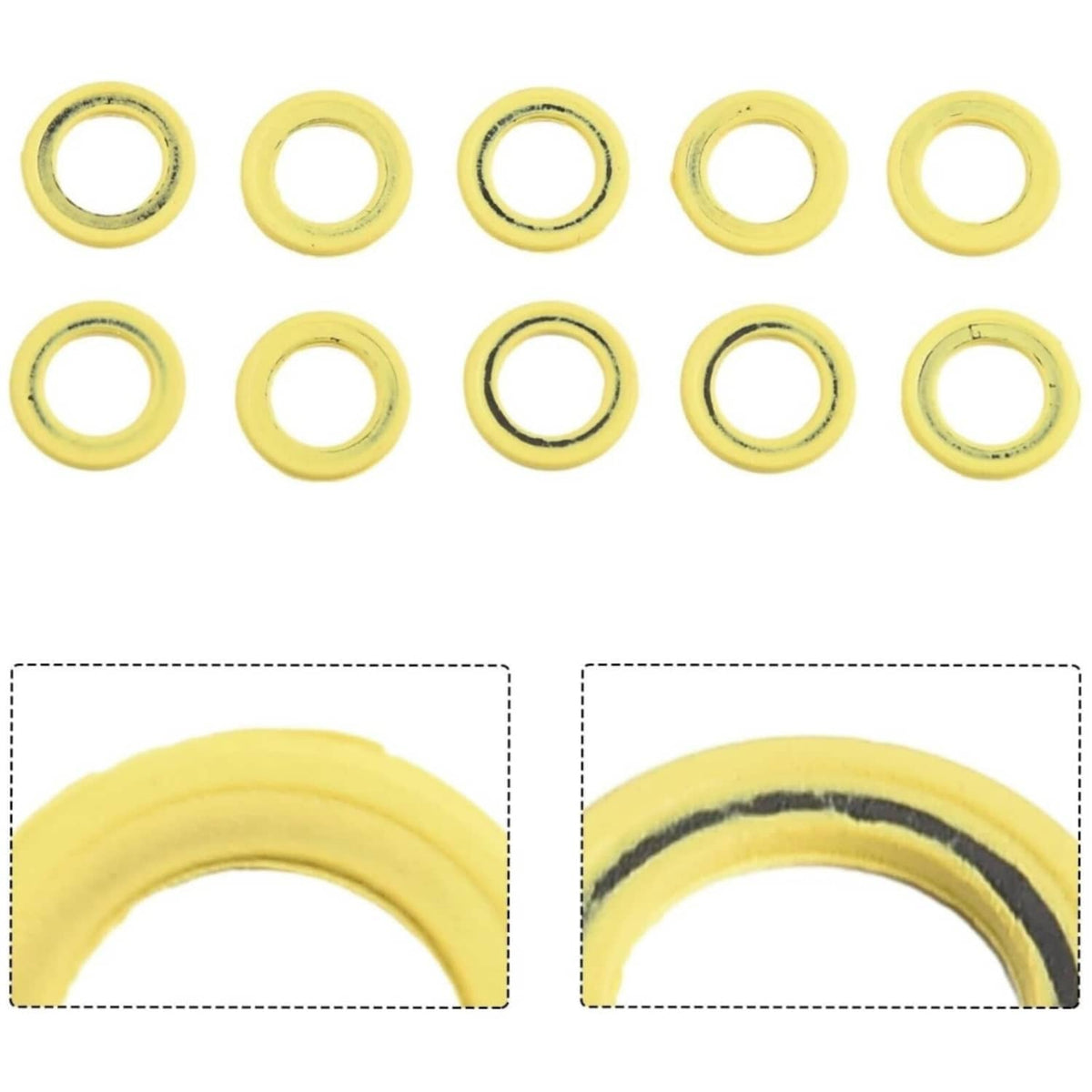 Solid Spare Drain Screw Gasket 10 Pack FOR Mercury Gearcase, Replaces 26-8M0204693 26-830749