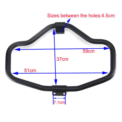 Solidspare Mustache Engine Guard Highway Crash Bar 1-1/4" For Harley Sportster XL883 XL1200