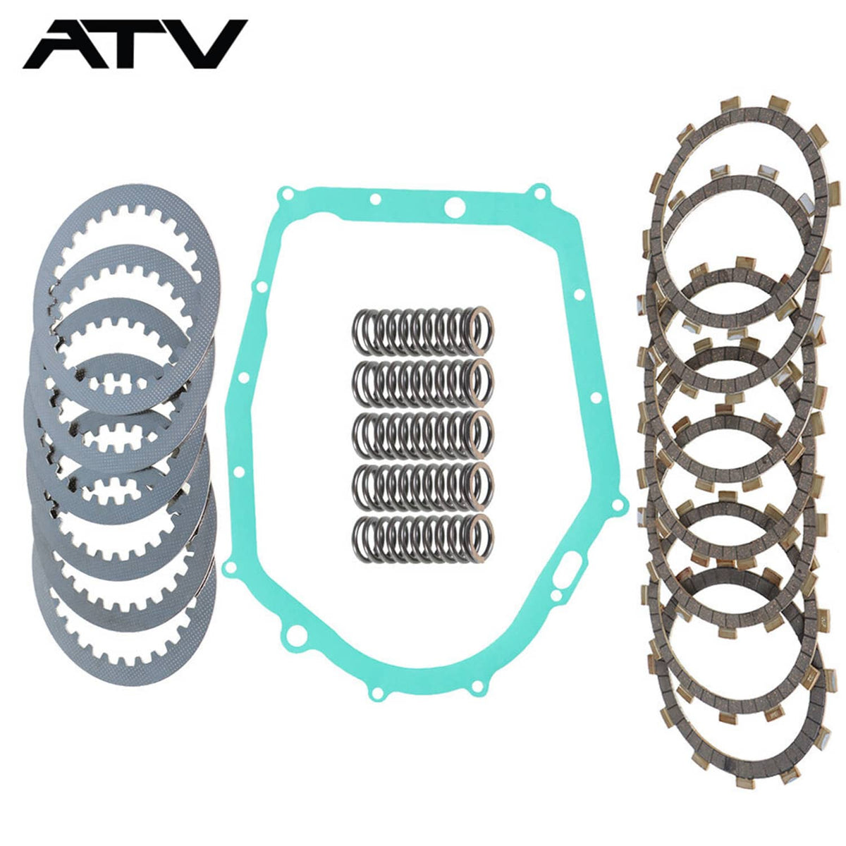 Solidspare Generic Clutch Kit Heavy Duty Springs Cover Gasket for 1987-2004 Yamaha Warrior