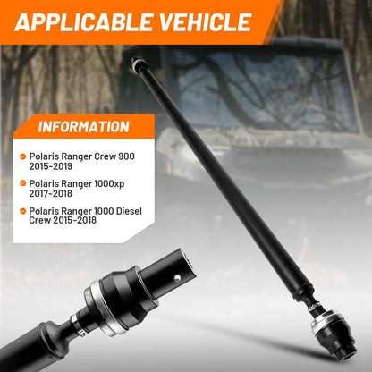 Solidspare 1333680 1334469 65in Front Prop Drive Shaft for Polaris Ranger XP 1000/XP 900