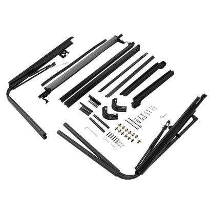 Solid Spare For 1987-1995 Jeep Wrangler YJ Complete Soft Top Support Frame Bow Kit