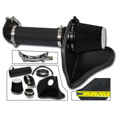 Solidspare 4" Cold Air Intake Kit w/ Heat Shield for 05-10 Dodge Chrysler HEMI 5.7L 6.1L V8