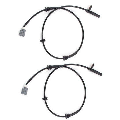Solid Spare 2Pcs ABS Wheel Speed Sensor for Nissan Rogue 2014-2020 Front Driver Passenger EA
