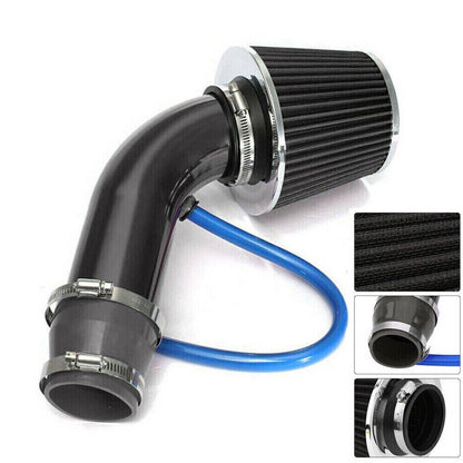Solidspare Automotive 3" Universal Cold Air Intake Kit Induction Flow Pipe Kit Aluminium