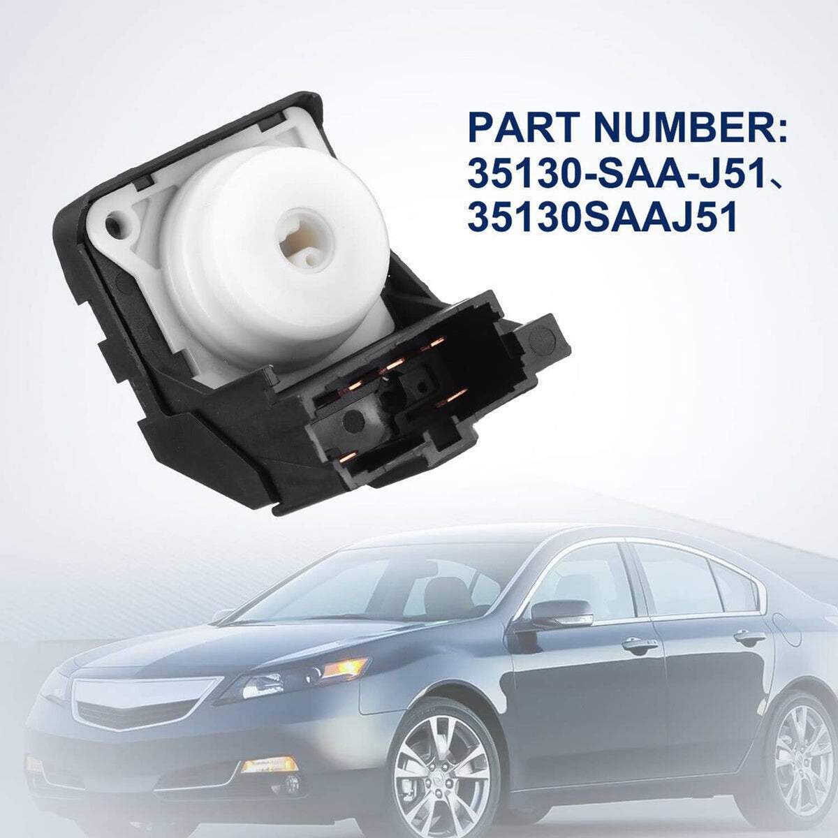 Solidspare Ignition Switch For Honda Accord Cr-V Civic Odyssey Element Acura 35130-SAA-J51