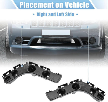 Solid Spare For 2011-2013 Jeep Grand Cherokee Front Bumper Bracket Left+Right Retainer