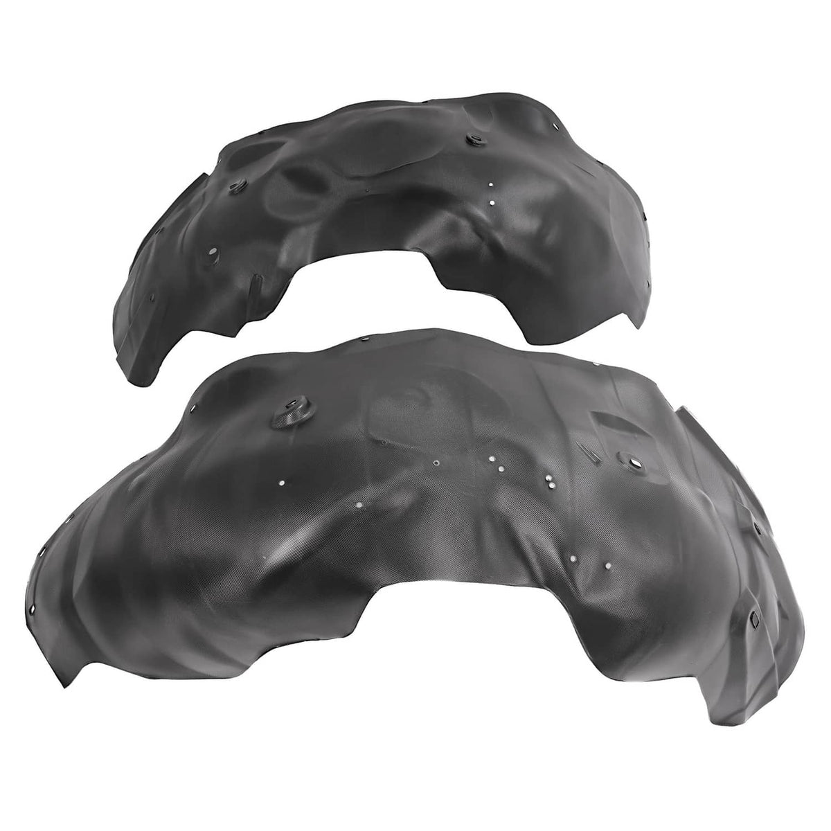 Solid Spare Front Driver & Passenger Side Inner Fender Liners For 07-13 Chevy Silverado 1500