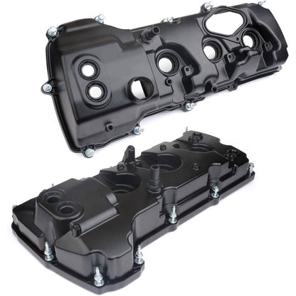 Solidspare Left & Right Valve Cover + Gasket For 15-17 Lincoln Navigator 3.5L Turbocharged