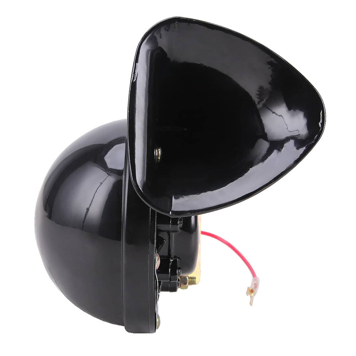 Solidspare 2x Electric Super Loud Air Snail Single Horn Car Truck Lorry SUV Boat Universal
