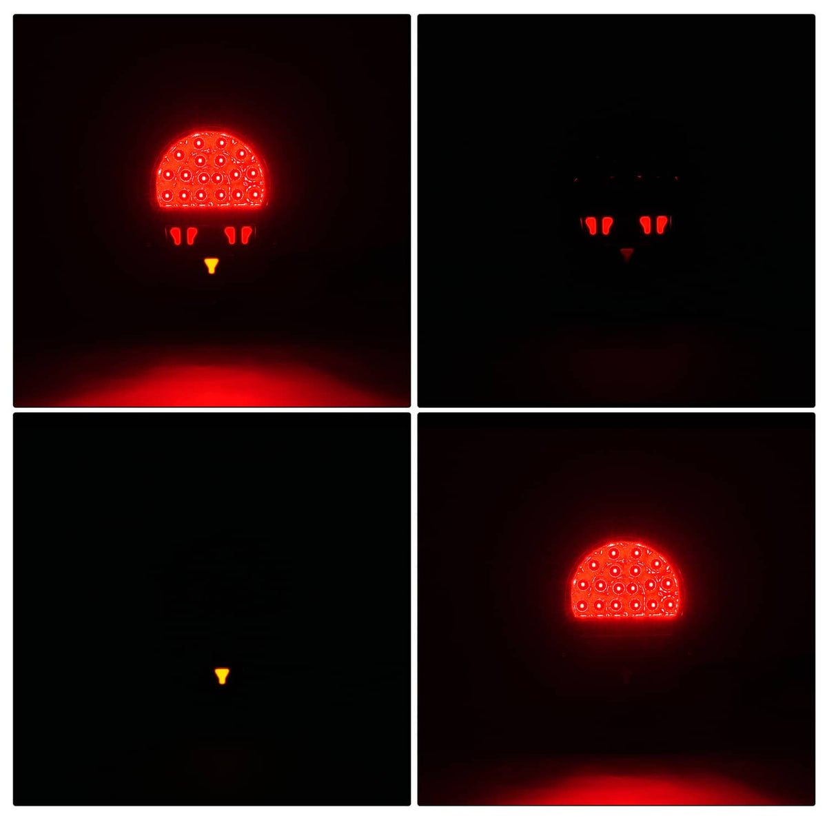 Solid Spare 2x LED Brake Lights Lamps New Red Rear Stop Tail Lights For Humvee M998 M35