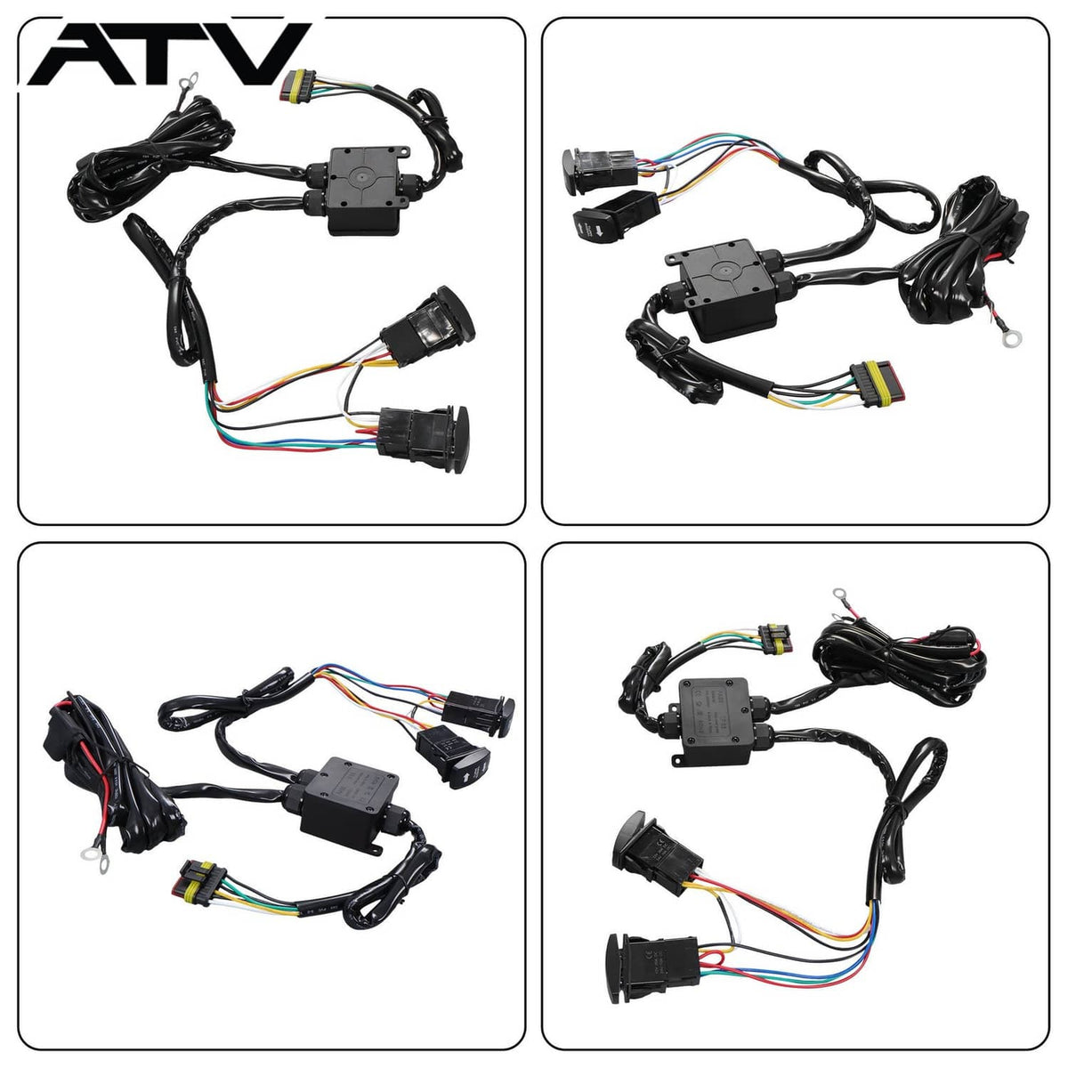 Solidspare SXS Kit Turn Signal Street Legal LED Light  Horn For Polaris RZR For Can-Am NEW