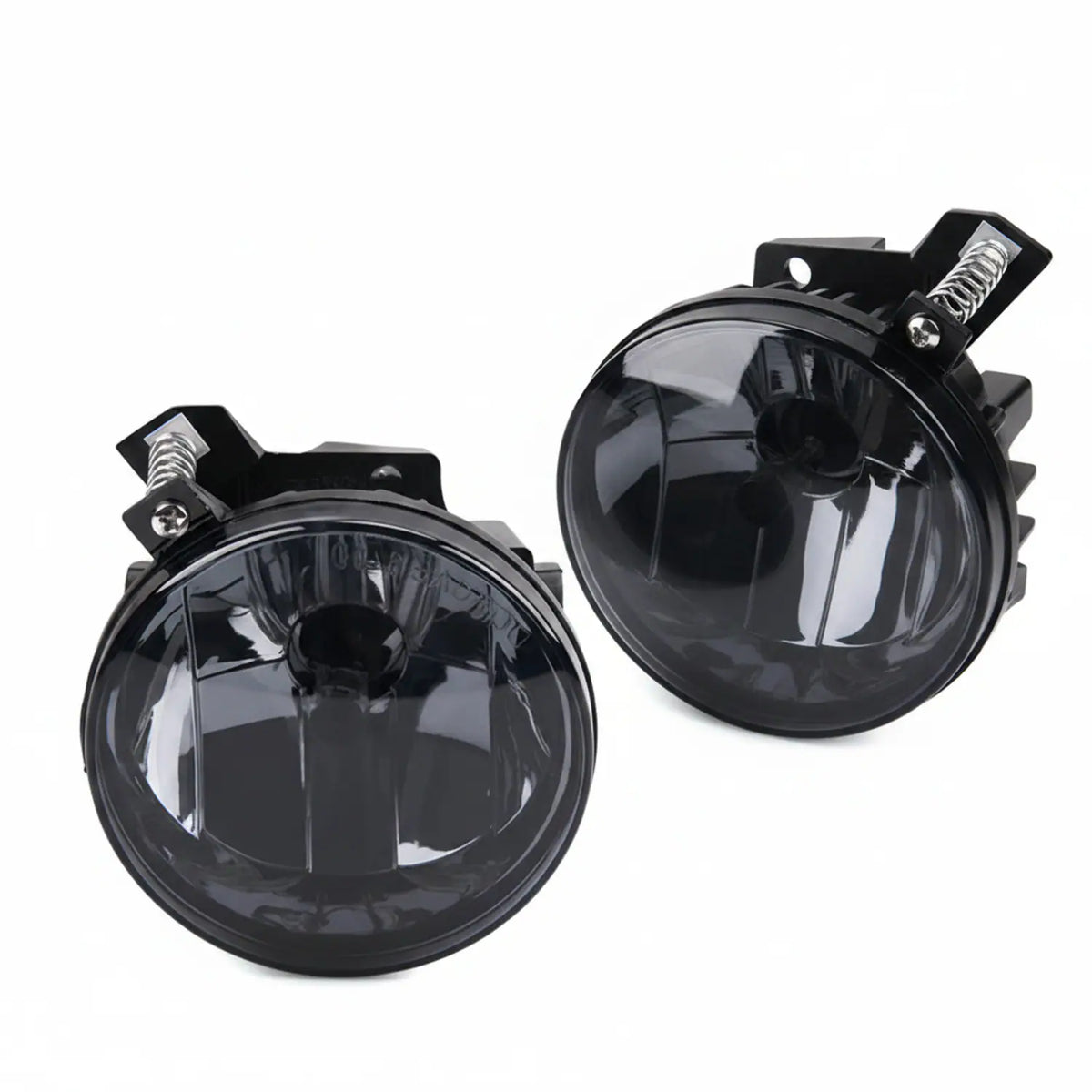 Solid Spare Fit For 2001-2004 Dodge Dakota / 2001-2003 Durango Smoked Lens Fog Lights Lamp