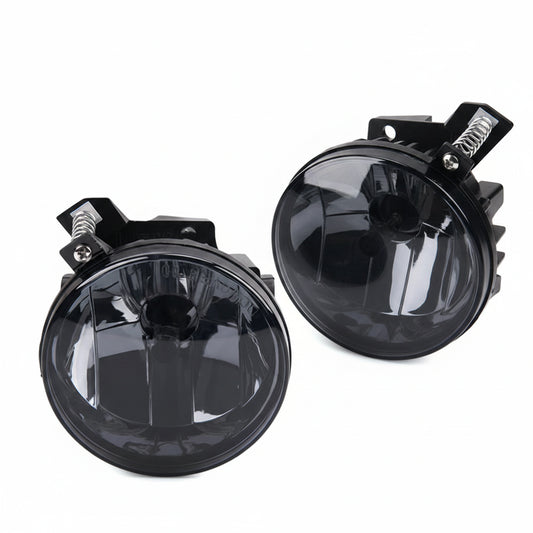 Solid Spare Fit For 2001-2004 Dodge Dakota / 2001-2003 Durango Smoked Lens Fog Lights Lamp