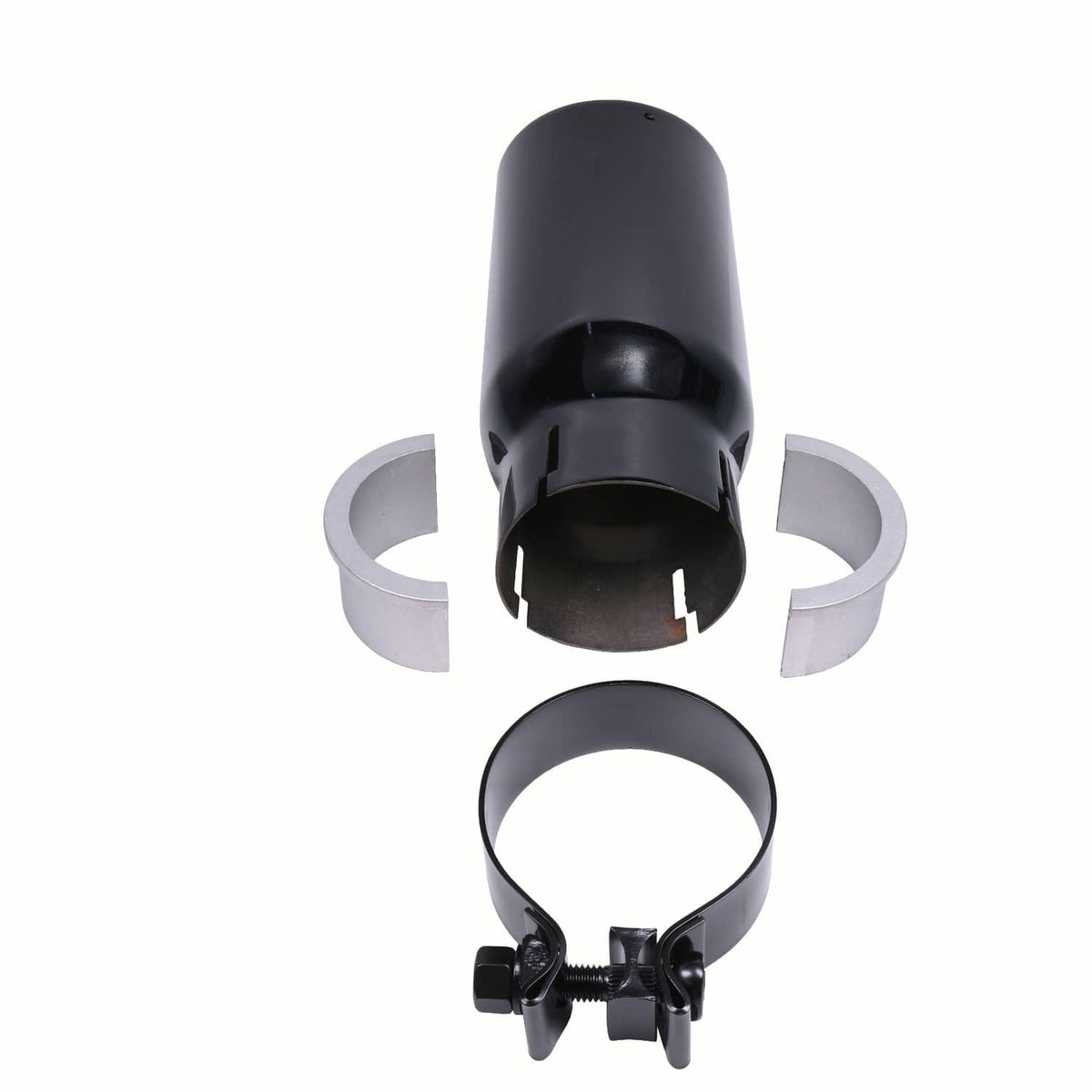 Solidspare BLACK CHROME EXHAUST TIP PT932-35180-02 FOR 2005-2022 TOYOTA TACOMA 2.7L 3.5L