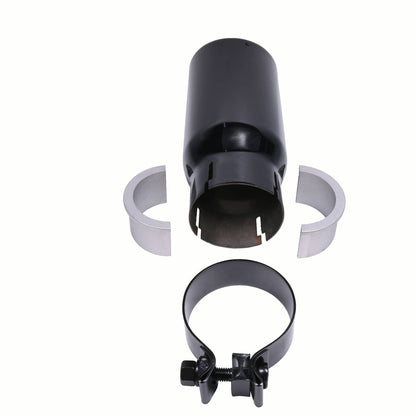 Solidspare BLACK CHROME EXHAUST TIP PT932-35180-02 FOR 2005-2022 TOYOTA TACOMA 2.7L 3.5L