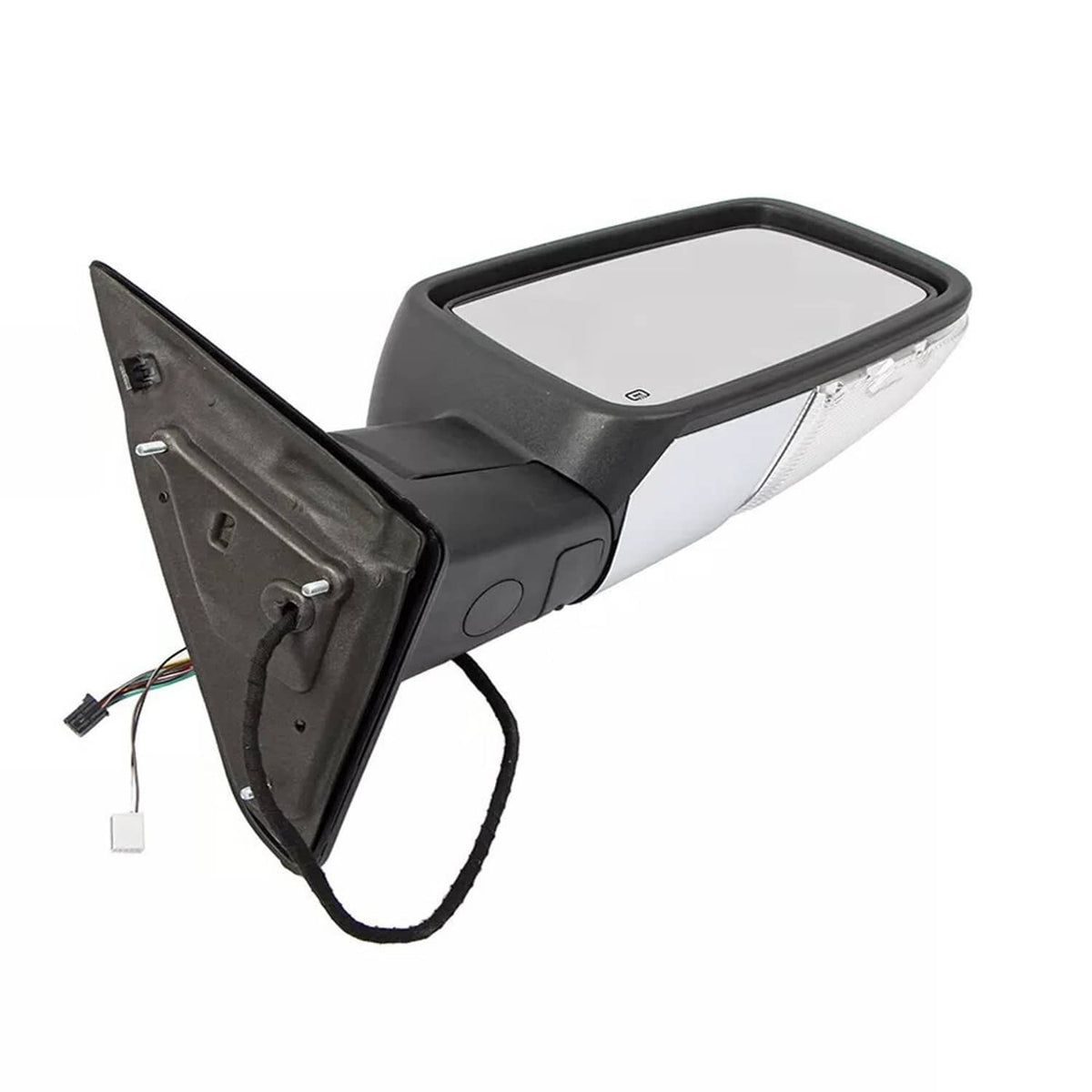 Solidspare Driver/Left Side Mirror Sliver Cover Power Folding Signal For 2013-2018 Ram 1500