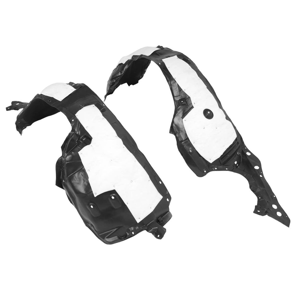 Solid Spare Fits Nissan Maxima 2016-23 Front Left&Right Fender Liner Set W/Insulation Foam
