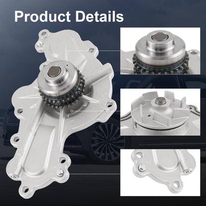 Solidspare Water Pump For 2012-2019 Explorer Edge Flex Taurus MKS MKX MKT 3.5L 3.7L NEW
